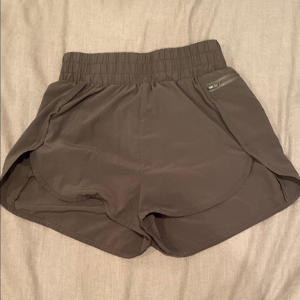 Women's Green Athletic Shorts